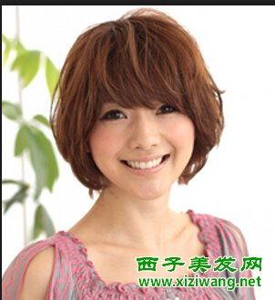 网红波波头烫发发型,时尚网红的潮流发型解析